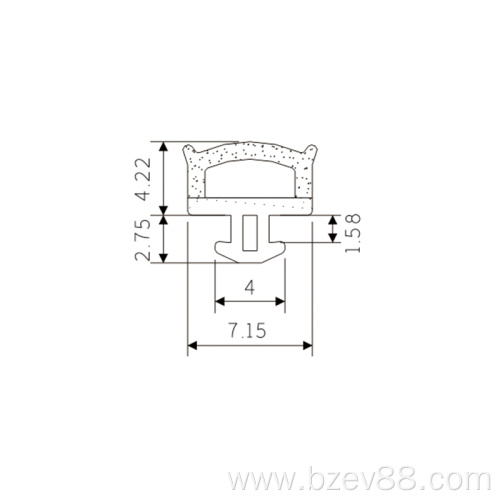 Window EPDM foam sealing strip